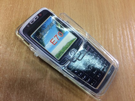 Оригинальный Чехол-кейс для Nokia E70 (пластиковый).Надежно защищает ваш телефон. . фото 2
