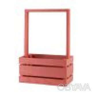 Розовая деревянная корзинка - идеальное упаковки подарка для девушки и женщины, . . фото 1