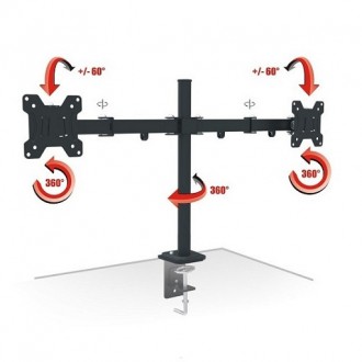 Кріплення на стіл для монітора AX PIXEL TWIN 13" - 27"
 
Кріплення на стіл для Т. . фото 2