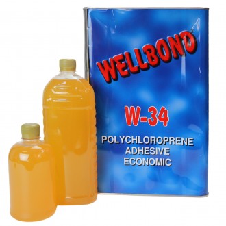 Полихлоропреновый клей Wellbond w-34 з підвищеною термостійкістю.
Універсальний . . фото 3