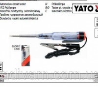 Індикатор індикатор напруги контрольний автомобільний 6-24 V YATO-2865. Тернопіль. фото 1 Індикатор індикатор напруги контрольний автомобільний 6-24 V YATO-2865. Тернопіль. фото 1