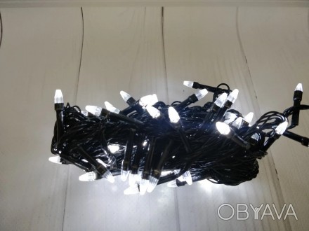 Гірлянда LED білий 200 ламп, довжина 13.5 м на чорному дроті
Продається гуртом т. . фото 1