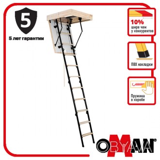 Горищні сходи Oman Mini Termo - це компактна, 4-х секційна модель, розроблена сп. . фото 1