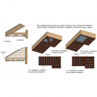 Панель потолочная соффит для подшива свеса крыши цвет Гранат Соффит (Soffit) - э. . фото 3