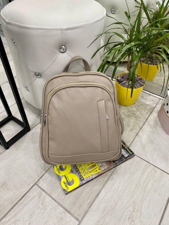Рюкзак-сумка Rainbow на 2 отдела
 Фурнитура - серебро, размеры 25*30*12 см, экок. . фото 4