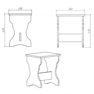  Мебельные изделия для сидения без спинки уместны на каждой кухне. Табуреты комп. . фото 10
