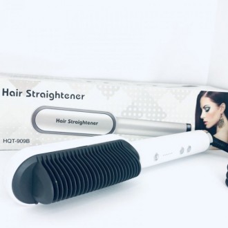 Расческа выпрямитель fast hair straightener HQT-909B Электрическая расческа-выпр. . фото 6