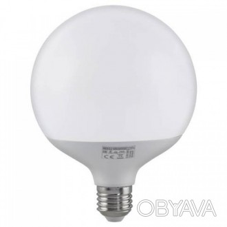 Лампа Светодиодная "GLOBE-20" 20W 4200К E27. . фото 1