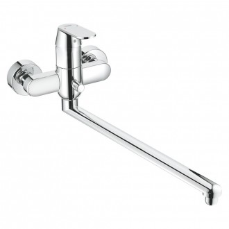 Змішувач для ванни з довгим виливом Grohe Eurosmart Cosmopolitan 32847000 викона. . фото 2