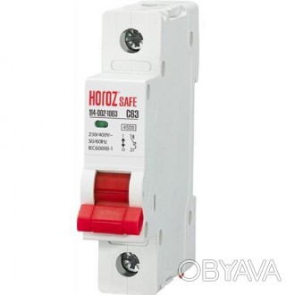 Выключатель автоматический на дин рейку Horoz Electric "SAFE" - надежная защита . . фото 1