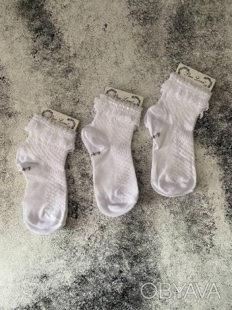 Носки для девочки Pier Lone
Состав 95% хлопка 5% полиамида
Размер;
5-6 лет разме. . фото 1