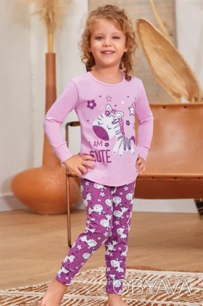 Пижама для девочки Baykar Арт 9132-216
Состав: 95% хлопок 5% эластан
Цвет: 216
Р. . фото 1