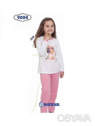 Піжама для дівчинки Арт 9004-208
Склад: 95% бавовна 5% еластан
Колір: Молочна
Ро. . фото 1