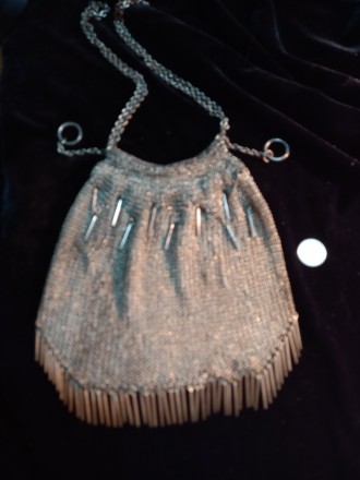 Продам театральную сумочку-«кольчужка», серебро, литье, плетение. Ве. . фото 3