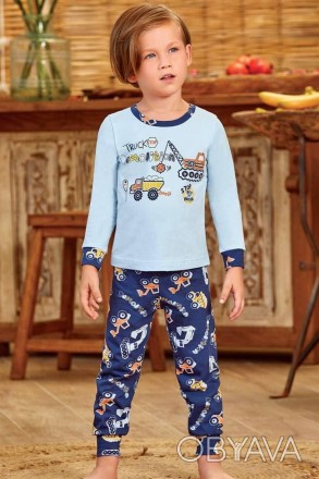 Пижама для мальчика Арт. 9779-207
Цвет: 207
Состав: 95% хлопок 5% эластан
Размер. . фото 1