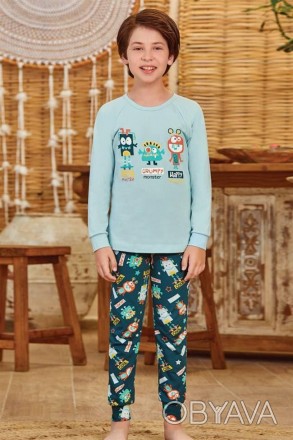 Пижама для мальчика Арт. 9785-107
Состав: 95% хлопок 5% эластан
Размеры:
1 - 86-. . фото 1