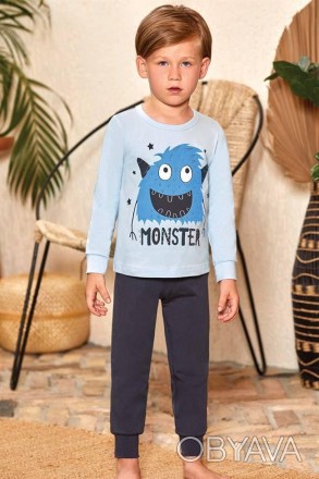 Пижама для мальчика Арт. 9780-105 синий
Размер:
	
	
	Размер 1
	Рост 86-92 см
	1-. . фото 1