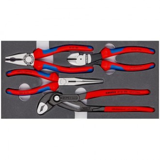 Набір кліщів "Basic" KNIPEX 00 20 01 V15
вкладыши из поропласта для верстака и а. . фото 2