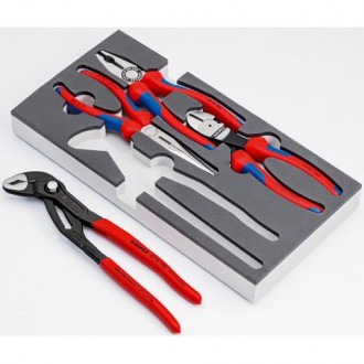 Набір кліщів "Basic" KNIPEX 00 20 01 V15
вкладыши из поропласта для верстака и а. . фото 3