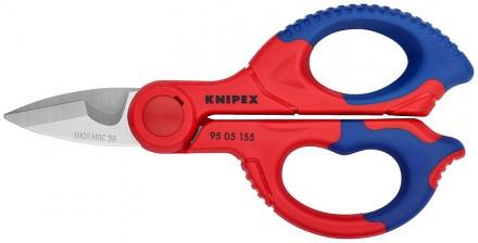 Ножницы электрика Knipex, 95 05 155 SB. Буча. фото 1 Ножницы электрика Knipex, 95 05 155 SB. Буча. фото 1