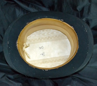 Шляпа. Цилиндр. 
19 век. 
Мех морского бобра колана.. . фото 4