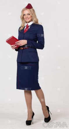 Костюм женский для админстратора, модель 149

Ткань: костюмная смесовая, плотн. . фото 1