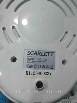 Пароварка Scarlett SC-142
Внимание! Комиссионный товар. Уточняйте наличие и комп. . фото 7
