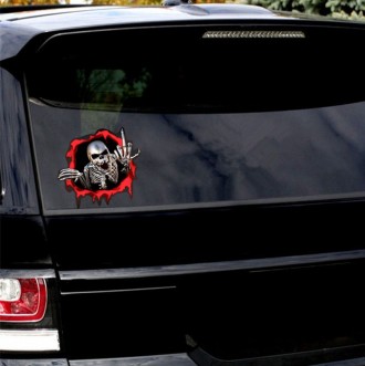 Наклейка на авто выполнена из виниловой авто плёнки 80мк с глянцевой защитной ла. . фото 5