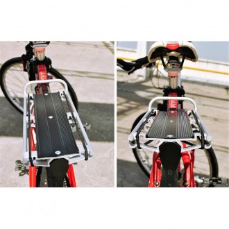 Консольный велосипедный багажник, выдерживающий нагрузку до 10 кг, крепится к по. . фото 7