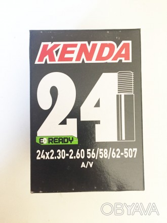 - камера Kenda 24"
 - розмір ETRTO 56/58/62-507
 - тип ніпеля AV
 - довжина ніпе. . фото 1
