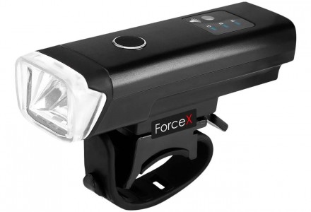 Функциональный передний фонарь для велосипедов HJ-047-XPG с датчиком света. 
Пер. . фото 2