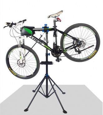 Стальная телескопическая стойка для ремонта велосипеда, складная подставка для р. . фото 3