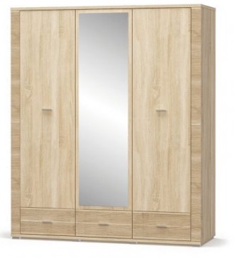 Шкаф 2Д/1Дз/3Ш Гресс Мебель Сервис - удобная и практичная мебель, характеризующа. . фото 2