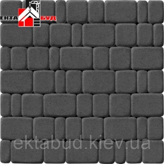 Тротуарная плитка мультиформатная СТАРЫЙ ГОРОД 80мм Графит. Киев. фото 1 Тротуарная плитка мультиформатная СТАРЫЙ ГОРОД 80мм Графит. Киев. фото 1