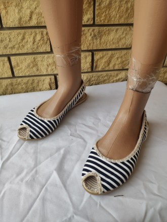 Эспадрильи,босоножки женские ESPADRILLE, Турция 36, черный с белым. Днепр. фото 1 Эспадрильи,босоножки женские ESPADRILLE, Турция 36, черный с белым. Днепр. фото 1