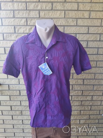 Рубашка мужская летняя коттоновая брендовая высокого качества DAST CARDIN, Турци. . фото 1