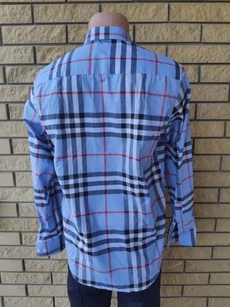 Рубашка мужская коттоновая брендовая высокого качества BR, Турция, 100% коттон.
. . фото 3