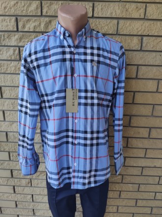 Рубашка мужская коттоновая брендовая высокого качества BR, Турция, 100% коттон.
. . фото 2