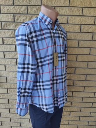 Рубашка мужская коттоновая брендовая высокого качества BR, Турция, 100% коттон.
. . фото 5