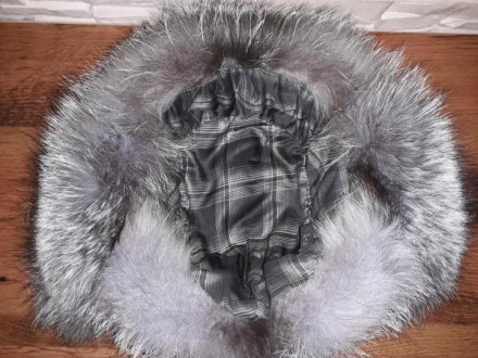 Продаётся шапка зимняя мужская, натуральная кожаная с чернобуркой (блюфрост), в . . фото 5