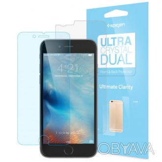 Защитная пленка Spigen Steinheil Ultra Crystal Dual для iPhone 6/6s имеет четыре. . фото 1