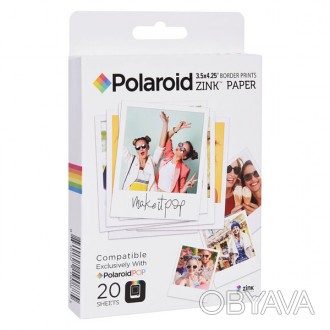 Фотобумага Polaroid 3.5 x 4.25" ZINK позволит вам запечетлять снимки, сделанные . . фото 1