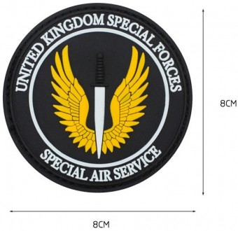 
Патч ПХВ на липучке Special Forces UK air
	
	
	
	
 Нашивка-патч Special Forces . . фото 3