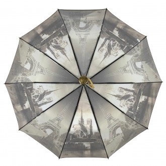 Женский зонт автомат на 10 спиц "анти-ветер" от фирмы "Flagman" - не только наде. . фото 4
