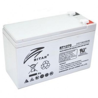 Батарея к ИБП Ritar AGM RT1270, 12V-7Ah (RT1270). Бровары. фото 1 Батарея к ИБП Ritar AGM RT1270, 12V-7Ah (RT1270). Бровары. фото 1