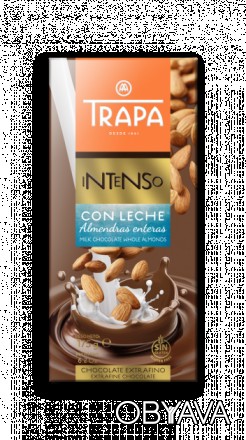 Молочный шоколад известной испанской марки TRAPA изготовлен на основе натуральны. . фото 1