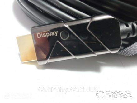Кабель оптичний HDMI-HDMI призначений для передачі даних на велику відстань без . . фото 1