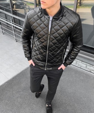 Мужской бомбер Тигер  ВеснаОсень (черный). Одесса. фото 1