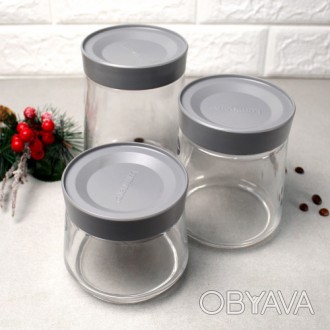 Набор банок для сыпучих Luminarc Jar Swing Q6631 3шт