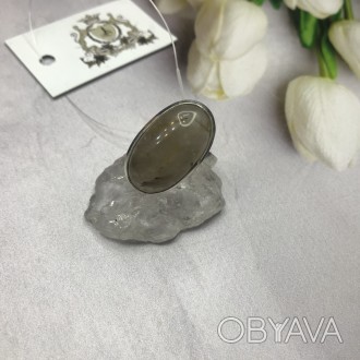 Предлагаем Вам купить великолепное кольцо с натуральным камнем кварц- волосатик . . фото 1